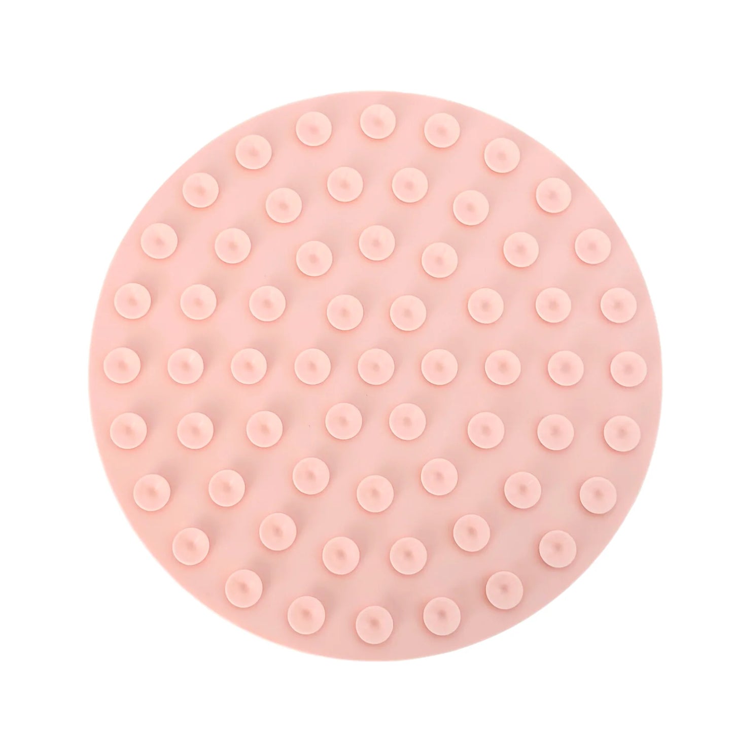Round Pink Lick Mat – Reduces Anxiety & Slows Feeding