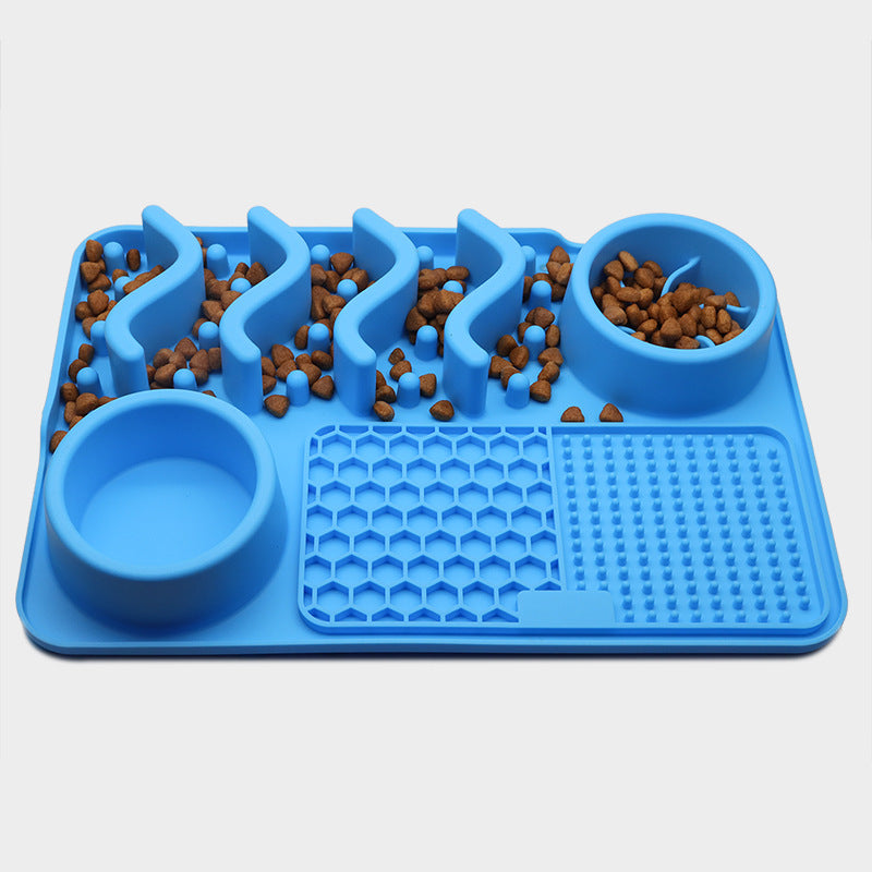 Silicone Dog Lick Mat – Slow Feeder, Enrichment & Anxiety Relief Pad for Pets