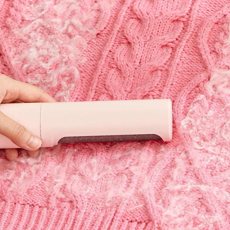 2-in-1 Reusable Pet Hair Remover – Self-Cleaning Lint Roller for Cat & Dog Fur