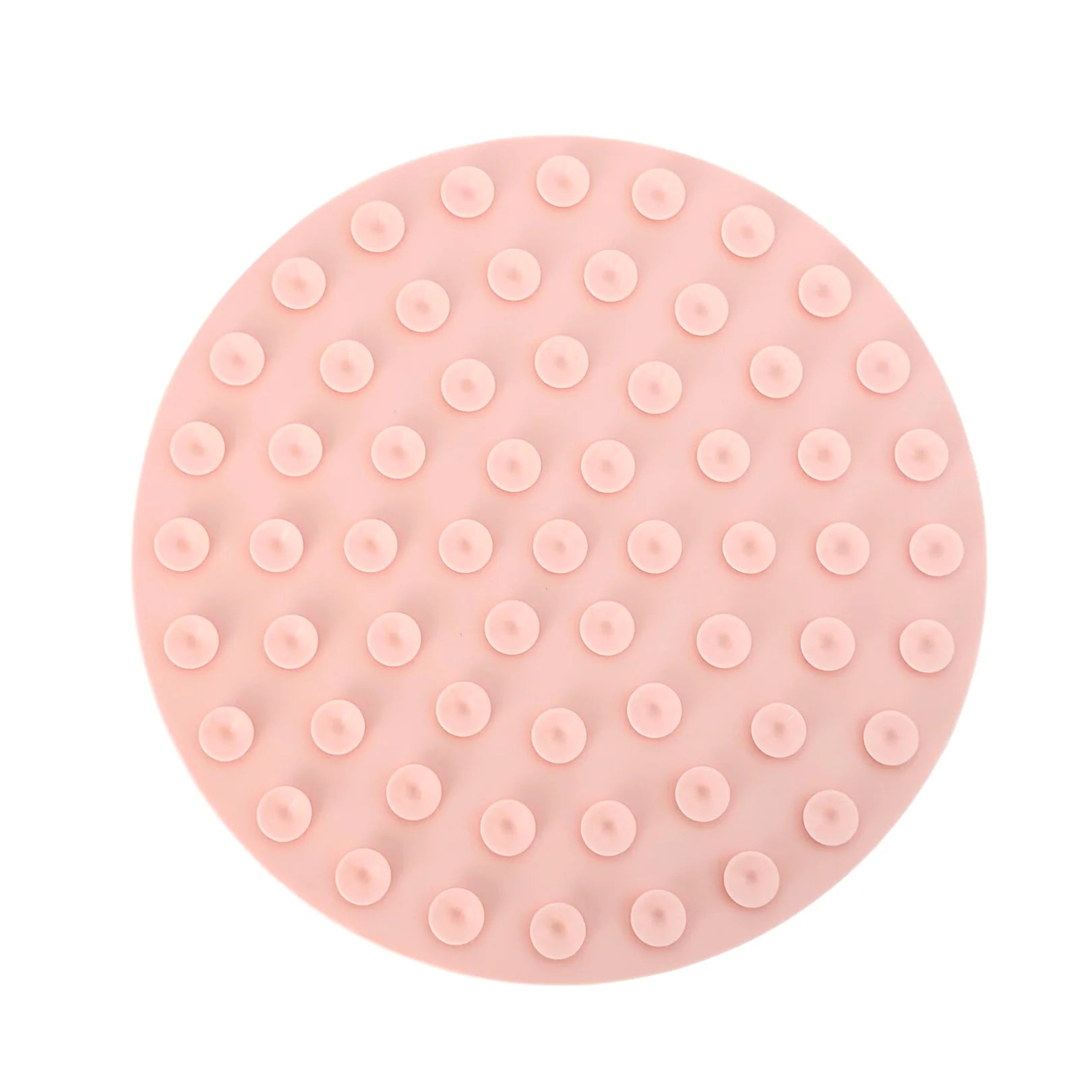 Round Pink Lick Mat – Reduces Anxiety & Slows Feeding