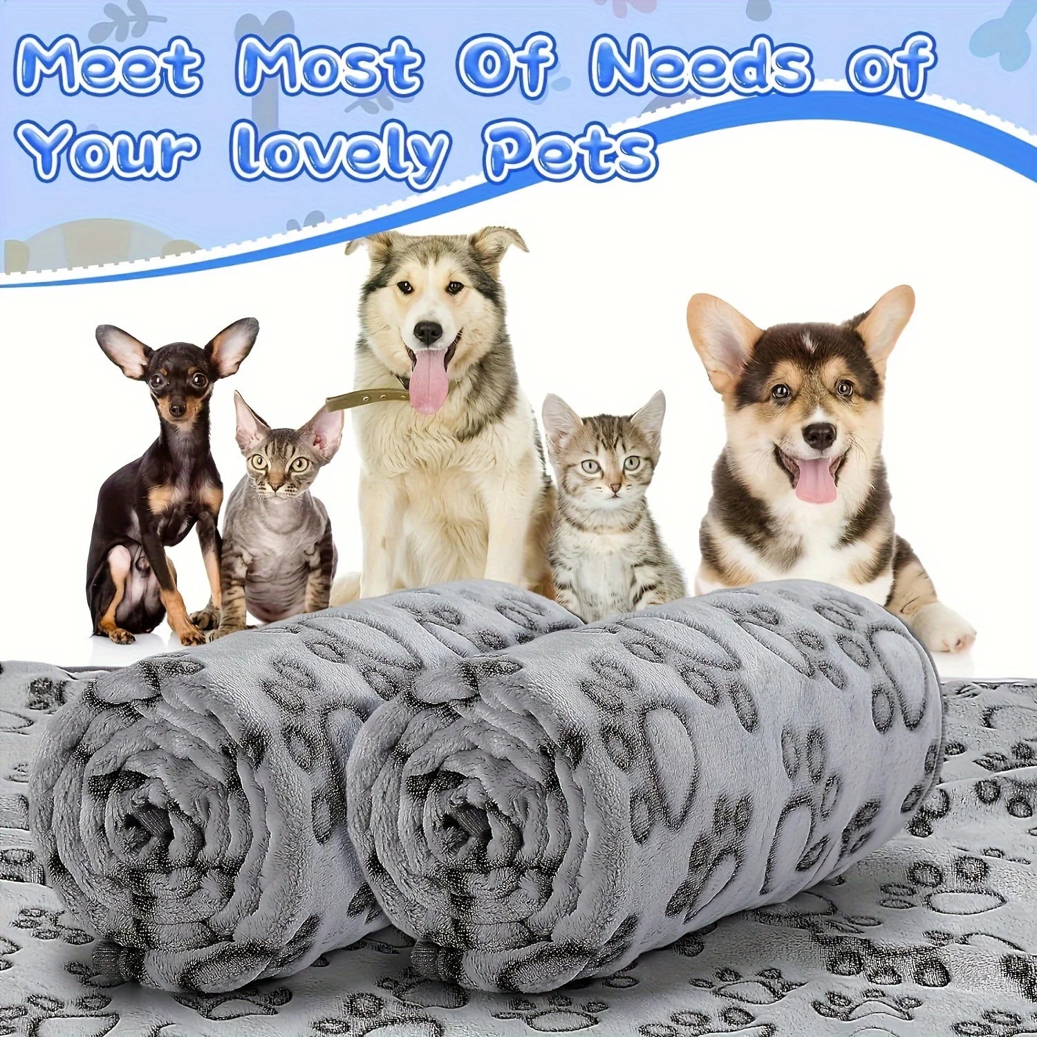 Ultra-Soft Comfort Blanket for Dogs & Cats