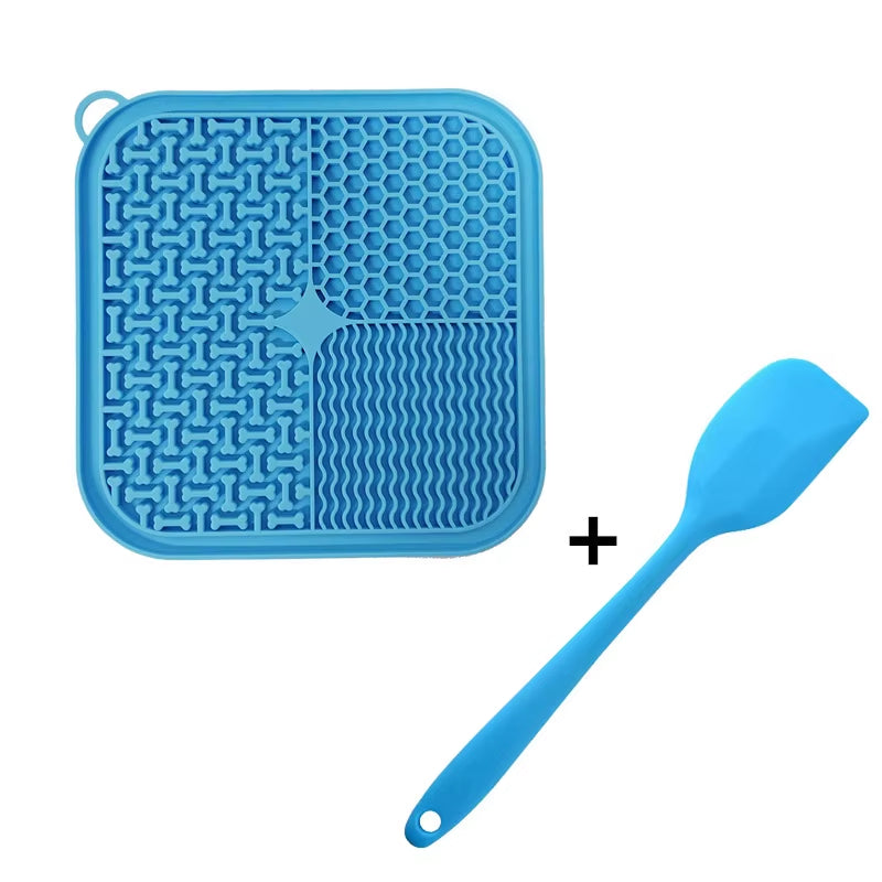 Premium Licking Mat for Dogs and Cats - Anxiety Relief Slow Feeder with Suction Cups
