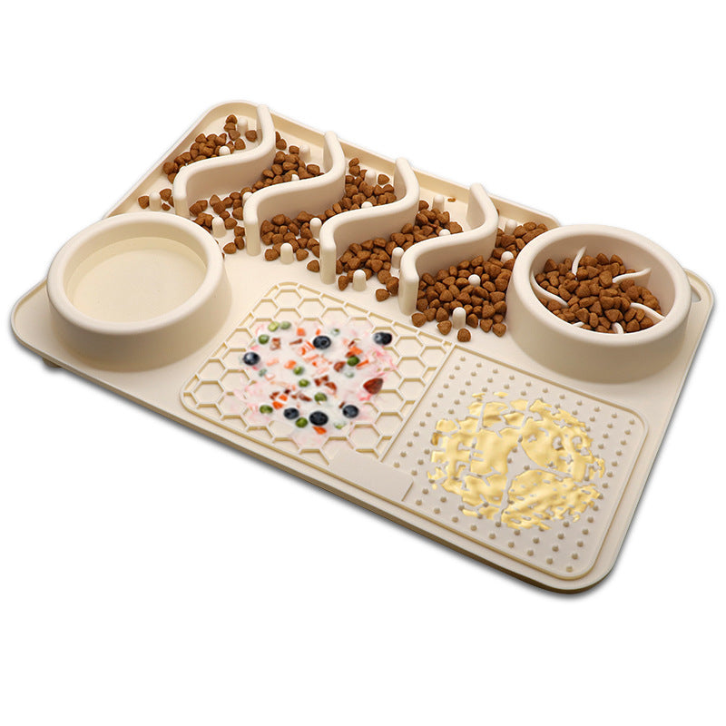 Silicone Dog Lick Mat – Slow Feeder, Enrichment & Anxiety Relief Pad for Pets