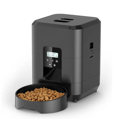 Smart Automatic Pet Feeder for Cats & Dogs – Timed Portion Control Food Dispenser 