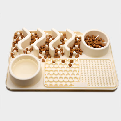 Silicone Dog Lick Mat – Slow Feeder, Enrichment & Anxiety Relief Pad for Pets