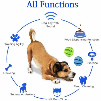 ChewBite | Extra-Tough Natural Rubber Dental & Treat Ball