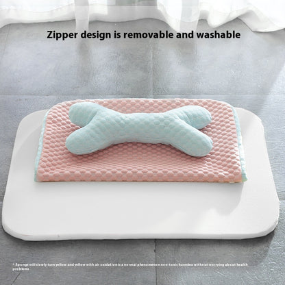 Dog Bed Breathable Cooling Spring Summer Pet Sleeping Mat for Small Medium Dogs Cats Soft Non-Slip Dog Kennel Pet Supplies Pet Products
