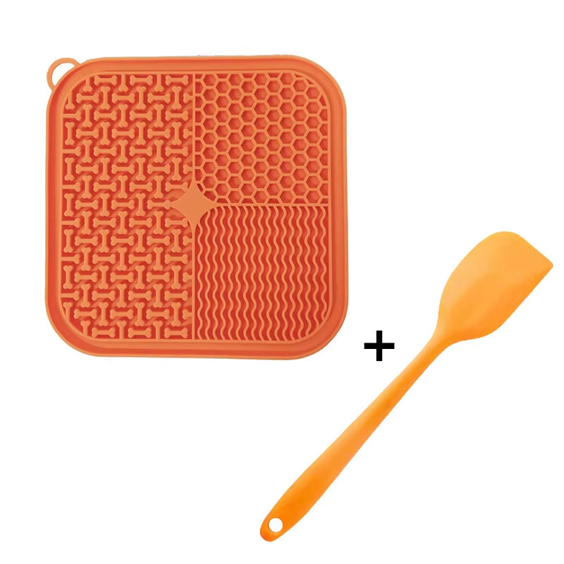 Premium Licking Mat for Dogs and Cats - Anxiety Relief Slow Feeder with Suction Cups
