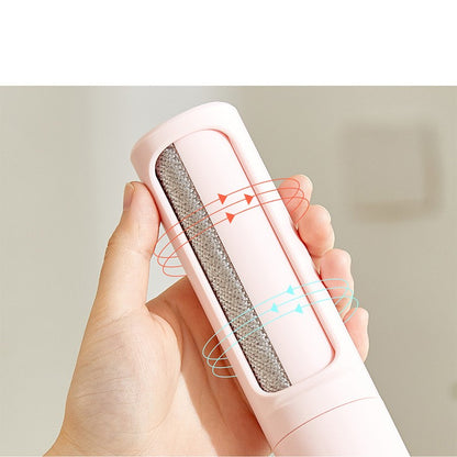 2-in-1 Reusable Pet Hair Remover – Self-Cleaning Lint Roller for Cat & Dog Fur