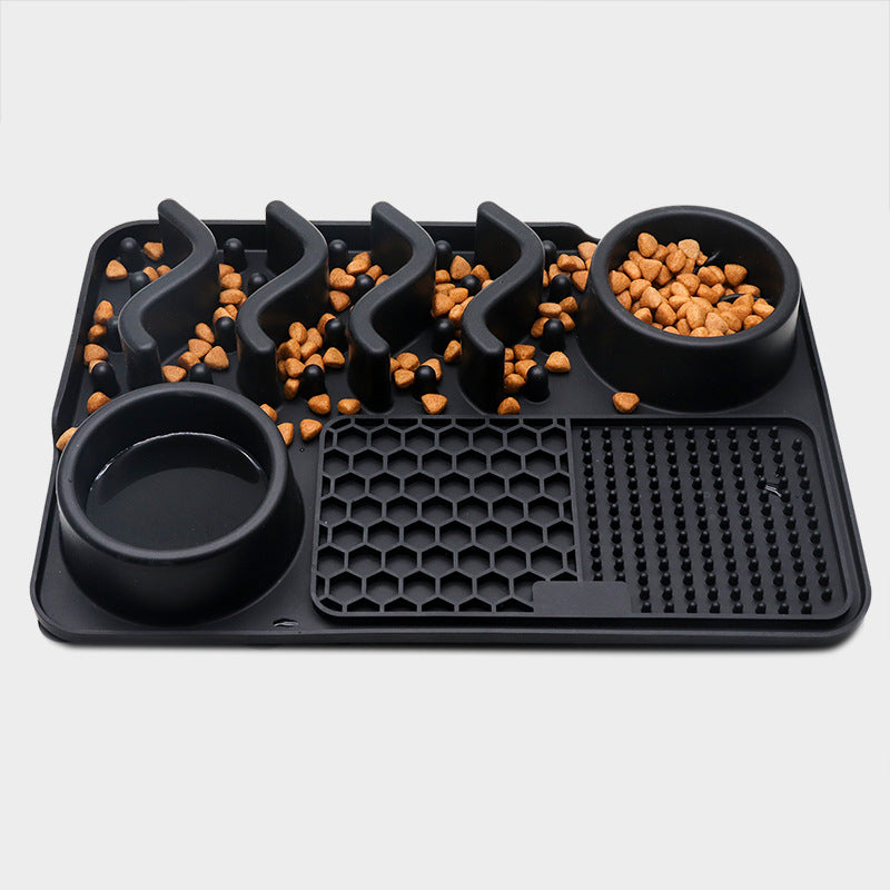 Silicone Dog Lick Mat – Slow Feeder, Enrichment & Anxiety Relief Pad for Pets