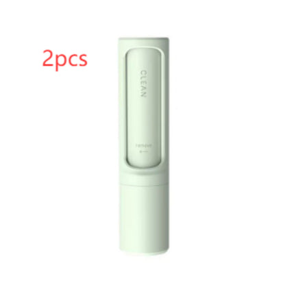2-in-1 Reusable Pet Hair Remover – Self-Cleaning Lint Roller for Cat & Dog Fur