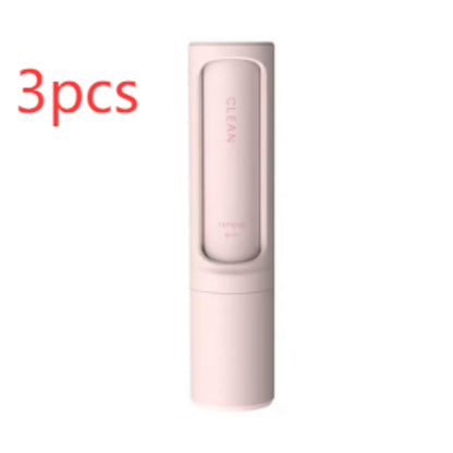 2-in-1 Reusable Pet Hair Remover – Self-Cleaning Lint Roller for Cat & Dog Fur