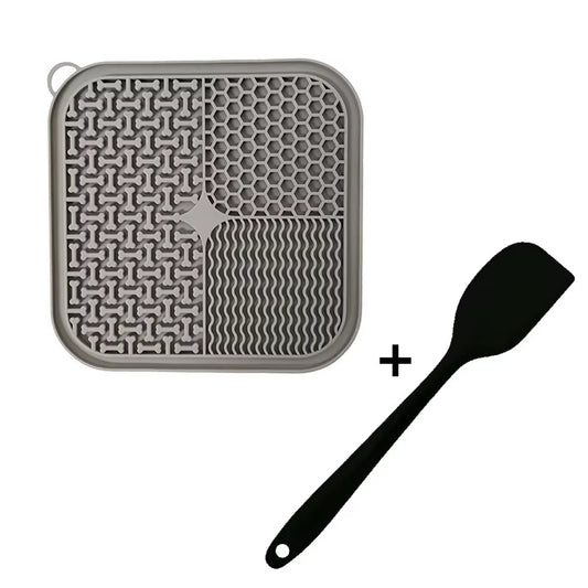Premium Licking Mat for Dogs and Cats - Anxiety Relief Slow Feeder with Suction Cups